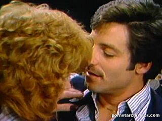 Cupid's Arrow Strikes in a Retro Classic Scene with Bent Over Poses and Gentle Touches.