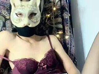 Siganjue in Sexy Uniform with Crotch Stockings and Vibrator Play