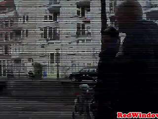 chubby dutch hooker sucks cock till cum in mouth