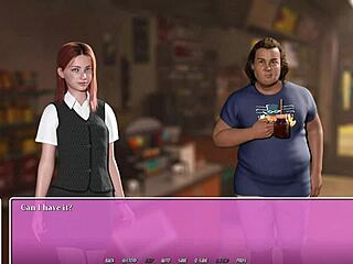 Hot Emo with Tattoos Smokes in Sexy Summer City Outfit!