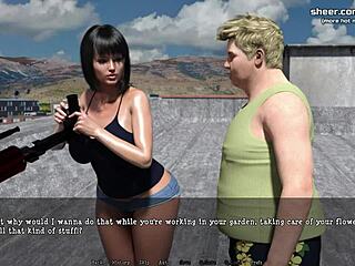 Cheating Wife Fucks Fat Boy Neighbor