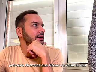 Sexy Bony Assistant Devours Nicholas with Deepthroat and Bareback Action