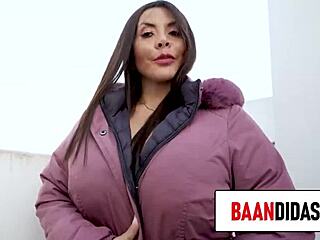 Bold Maryam MILF Caught Bent Over in Public Streets