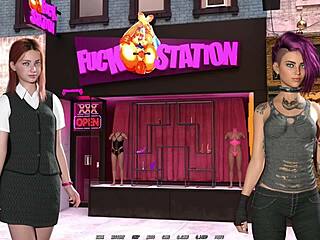 Hot Emo with Tattoos Smokes in Sexy Summer City Outfit!