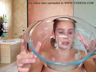 Gathering Saliva with Double-Ended Toy at Home