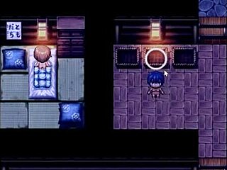 Tanned Natsuki in hentai game ep 35 peeing exhibitionist wetting her pussy. Is she too wild?