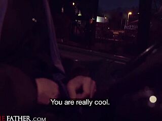 cheating babe in stockings picked up and fucked by stranger