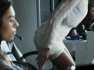 do you want to see european babes fingering pussy in hot lesbian sex after work