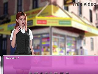 Hot Emo with Tattoos Smokes in Sexy Summer City Outfit!