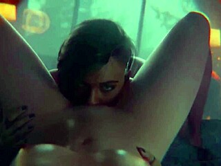 animation lesbian action with judy alvarez in hot cyberpunk 3d mod