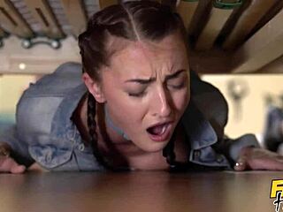 Fake Hostel - Stuck Under A Bed - Two Petite 18+ Ass Babes Get Rescued By An Unlikely Hero With Thick Cock Who Fucks Them Silly In A Super Hot And Funny Threesome