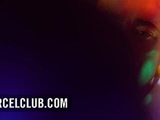 Clea Gaultier FUCKS TWO GUYS in NIGHT CLUB BATHROOM!