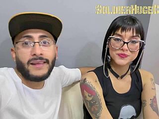 Beautiful Tattooed Girl Kicks Off Porn Career with Deepthroat Skills