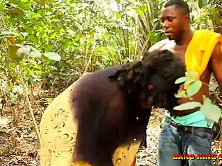 oh wow, bbw african with big tits gets bush quickies and monster cock