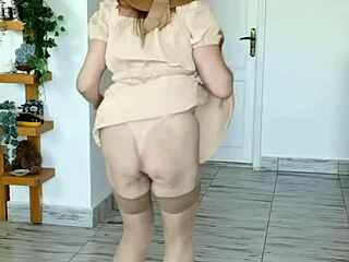 Why Does Busty Granny MariaOld Strip and Ride Dildo as Cowgirl?