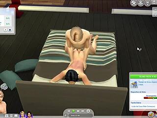 3D hardcore pounding with a close friend in wild animation.