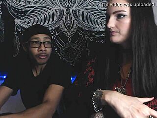 In my kinky camgirl vlog 6, watchin' cuckoldin' reality vs porn with tattooed big boobs mistress Alace Amory and her male sub – it's so real!