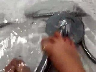 i slip off my nylon before stepping into a steamy shower