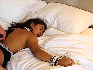 SARAH LACE MAID ANAL SPIT ROAST