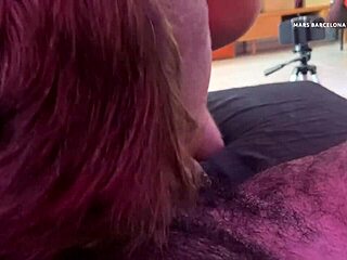 she took on four arabic studs, ending with cum all over her face