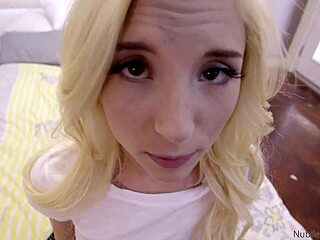 feeling so slutty with my shaved pussy in the garage