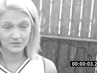 18yo Blonde Teen Hope Harper Sucks, Fucks, and Jacks Huge Black Cock for Cum Load After Smoking With Coach Shimmy Cash