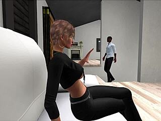 my black neighbor fucks me on the couch and penetrates my ass?