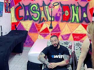 Minha Melhor Amiga Espero Eu Sai Para Ir Foder Com Meu Marido Mais Nao Esperava Que Eu Voltaria N� Safada Agora Ela Vai V� Oque � Ser Fudida Por Mim