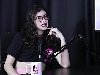 yumi trap transsexual in sheer red lingerie teaches anal sex without pain after school bullying