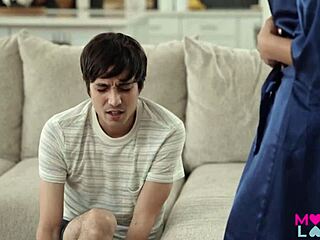 stepmom jena larose craves breeding in this intense scene, riding hard for a cumshot creampie.