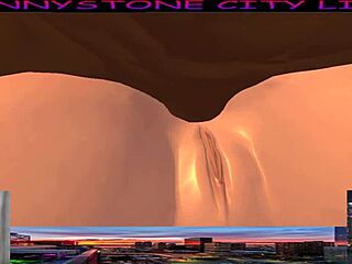 Jonnystone Encounters Latina Model in 3D Animation