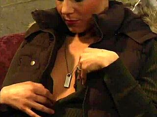 Hey, check out lesbian madame eyeing busty slaves banging to orgasm