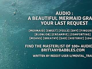 beautiful mermaid grants last wish with sensual audio experience