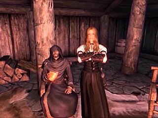 Triss and the succubus get wild with dildos outdoors 😈