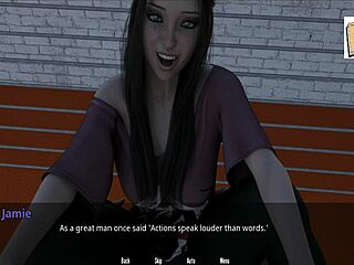 wvm 4 game where shauna plays basketball with big ass character