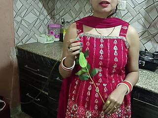 saara bhabhi gets down with devar ji for valentines in kitchen doggystyle.