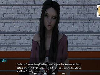 wvm 4 game where shauna plays basketball with big ass character