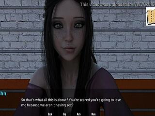 wvm 4 game where shauna plays basketball with big ass character