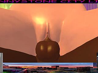 Jonnystone Encounters Latina Model in 3D Animation