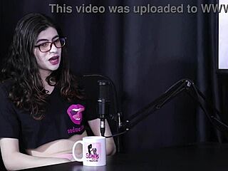 yumi trap transsexual in sheer red lingerie teaches anal sex without pain after school bullying