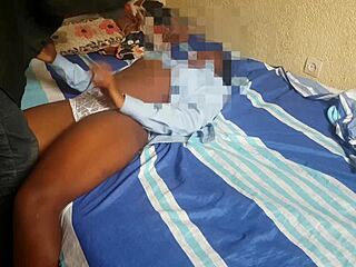 18 year ebony teen gets hard fucked by monster cock 😍