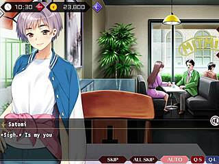 I’m obsessed with Satomi’s short hair at the coffee shop