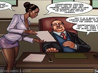 the mayor s 2 ep 1 - black council woman banged by monster cock boss in office