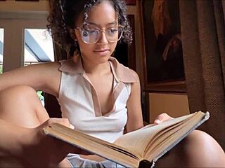 Bookworm Step Sister Tries Latina Sex