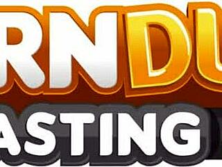 Tattooed milf's beautiful mouth filled with cum from porndude's big cock