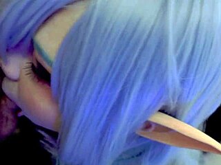 Blowjob From Goth Elf Furiyssh With Cum In Mouth