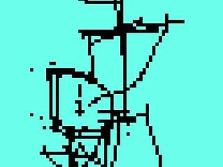 Pixel Doll Teases With Oral Pleasures