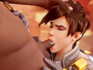 Tracer Paying Bet With Bewyx Ft Cinderdryadva Sucking Black Cock Cumshot