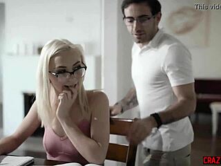 petite blonde submits to her math tutor and gets fucked hard