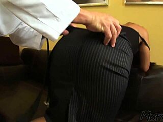 Horny step sister says, Doctor, give me that facial blowjob!